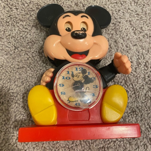 Disney Art Vintage Mickey Mouse Clock Poshmark